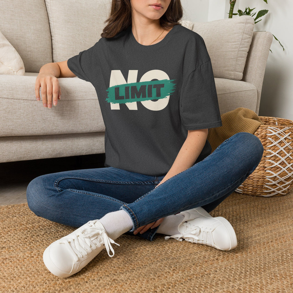 No Limit T-Shirt — Motivational Graphic Tee for Ambition & Active Lifestyles