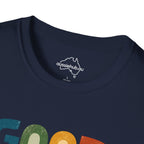 "Good Morning Sunshine" Retro Graphic T-Shirt — Colorful Positive Vibes Tee