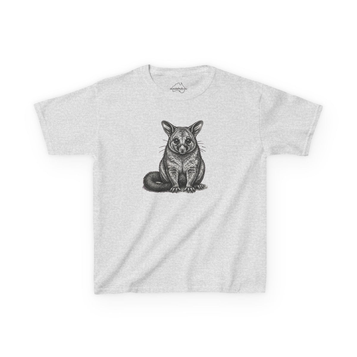 Kids Tee — Hand-Drawn Brushtail Possum Graphic T-Shirt