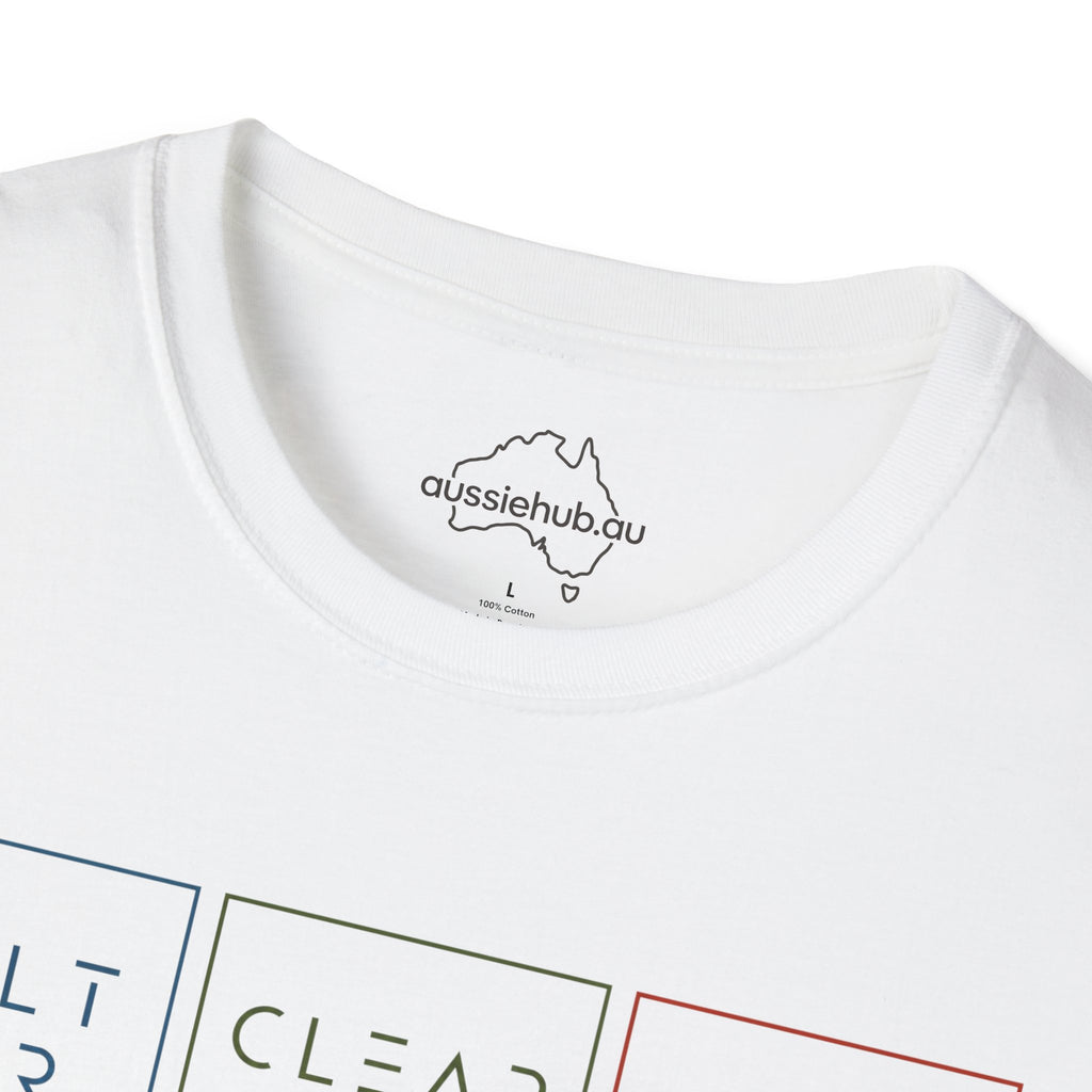 Salt Air * Clear Mind * Full Heart Graphic T-Shirt | Unique Minimal Wellness Tee