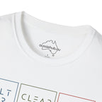 Salt Air * Clear Mind * Full Heart Graphic T-Shirt | Unique Minimal Wellness Tee
