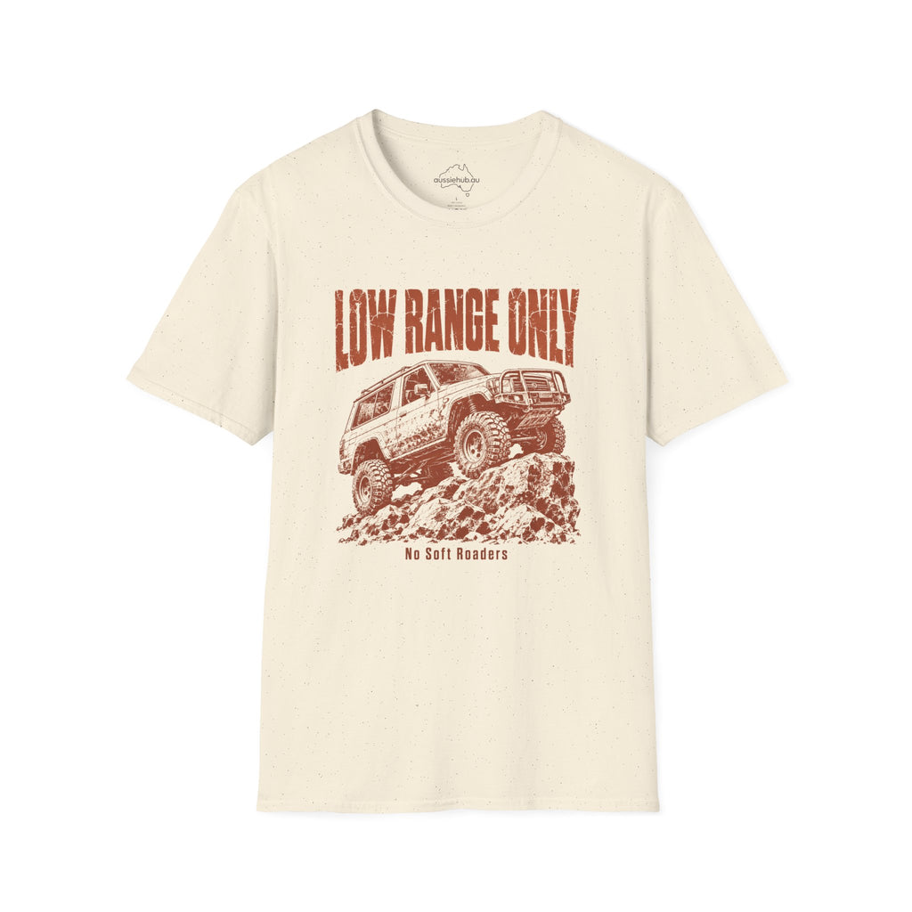 Low Range Only Australian 4x4 Adventure Tee — Distressed Vintage Graphic Tee