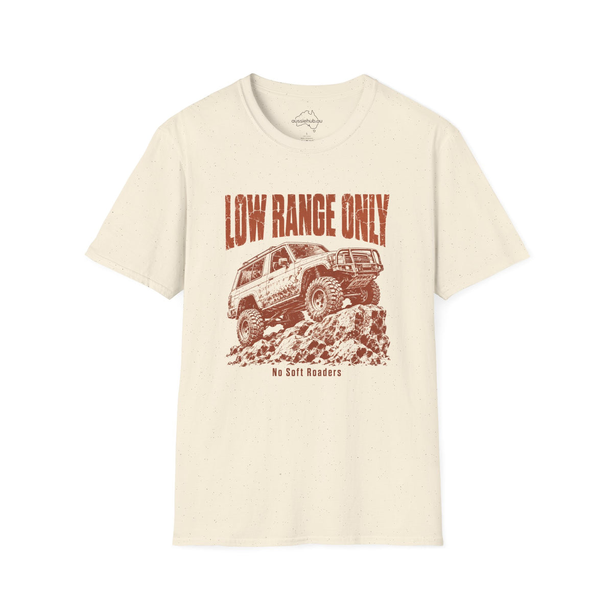Low Range Only Australian 4x4 Adventure Tee — Distressed Vintage Graphic Tee
