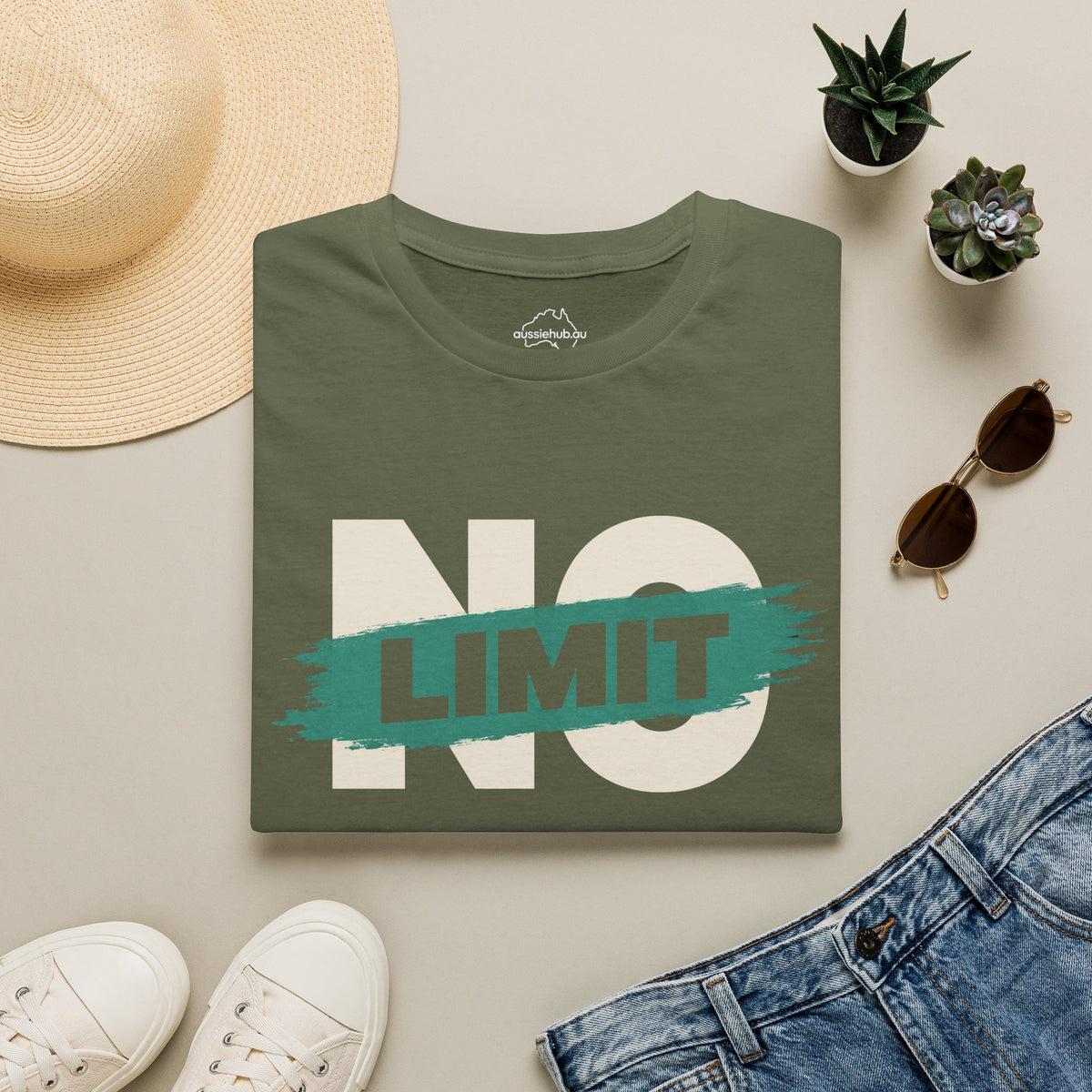 No Limit T-Shirt — Motivational Graphic Tee for Ambition & Active Lifestyles