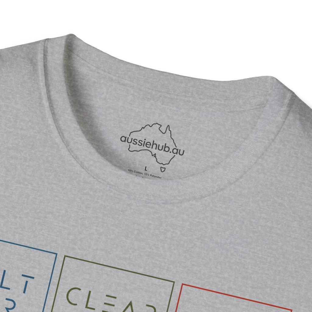 Salt Air * Clear Mind * Full Heart Graphic T-Shirt | Unique Minimal Wellness Tee