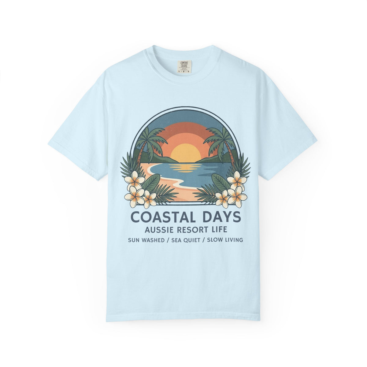 Coastal Days Sunset T-Shirt — Aussie Resort Life Beach Tee