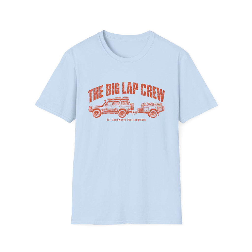 The Big Lap Crew T-Shirt — Vintage 4x4 Overland Adventure Tee