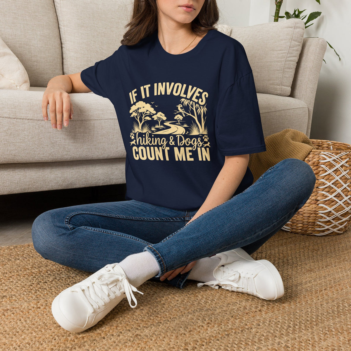 "If It Involves Hiking & Dogs" T-Shirt – Outdoor Adventure Tee for Dog Lovers