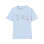 Crashing Waves • Warm Breeze • Deep Chill - Minimal Beach Vibes T-Shirt