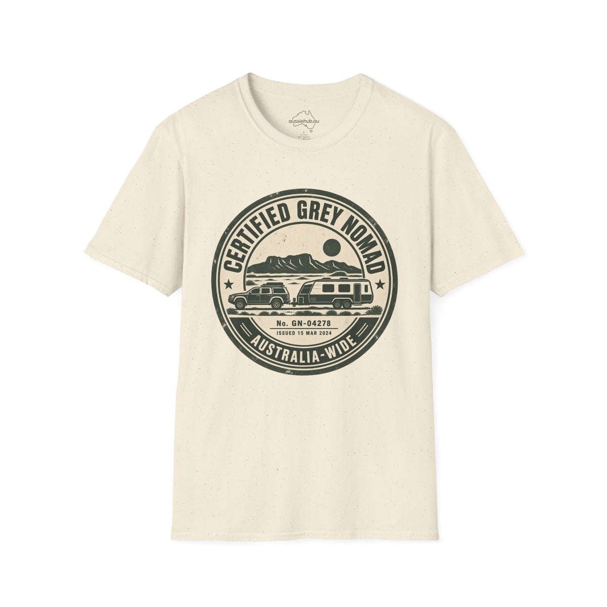 Certified Grey Nomad Australia-Wide Vintage Travel T-Shirt