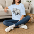 Wombat Blowing Dandelion T-Shirt — Cute Vintage Wildlife Tee