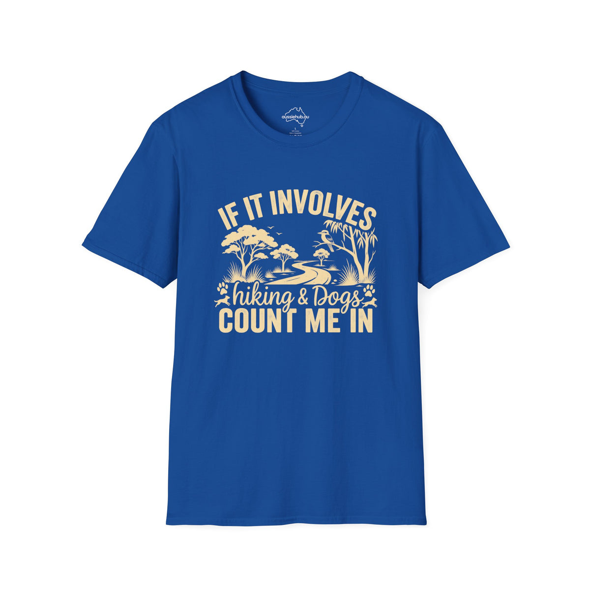 "If It Involves Hiking & Dogs" T-Shirt – Outdoor Adventure Tee for Dog Lovers
