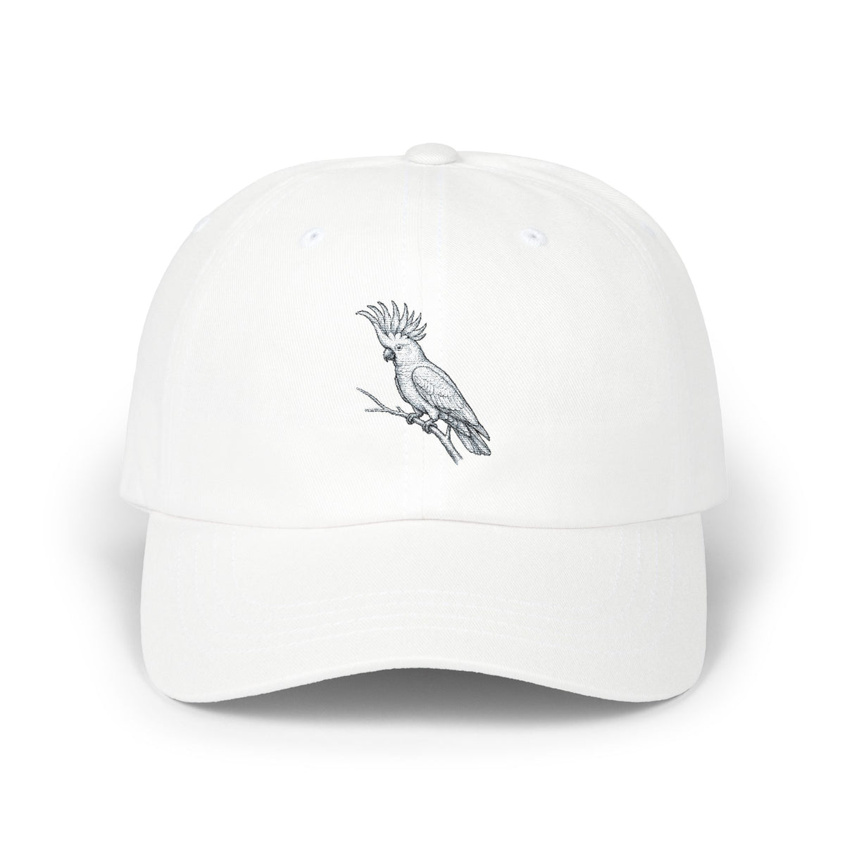 Cockatoo Cap | Hand-Drawn Wildlife Illustration