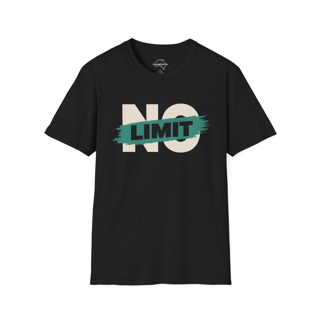 No Limit T-Shirt — Motivational Graphic Tee for Ambition & Active Lifestyles