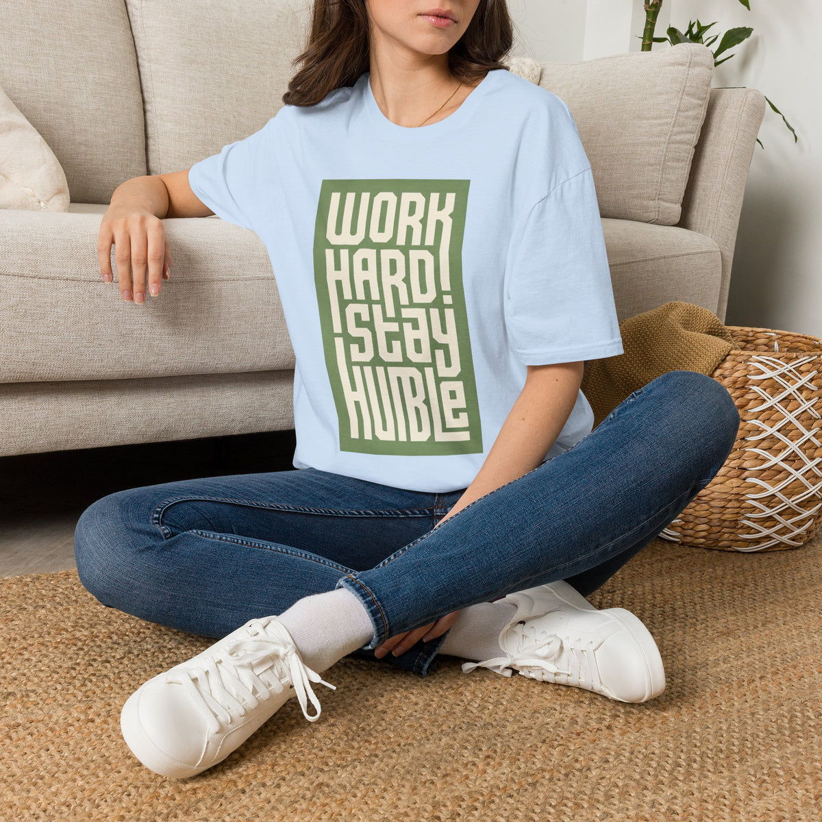 Work Hard Stay Humble T-Shirt — Motivational Graphic Tee