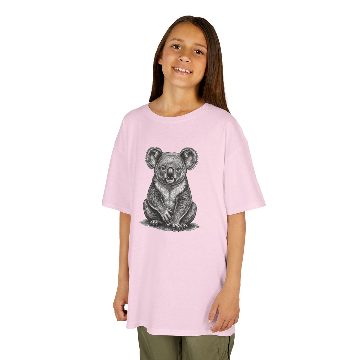 Kids Tee — Hand-Drawn Koala Graphic T-Shirt