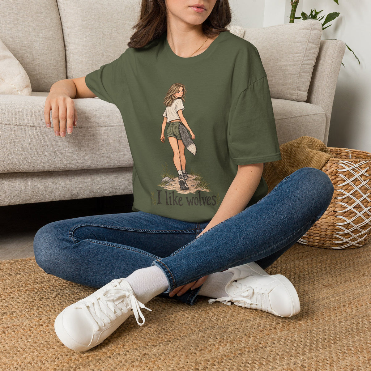 I Like Wolves Graphic T-Shirt