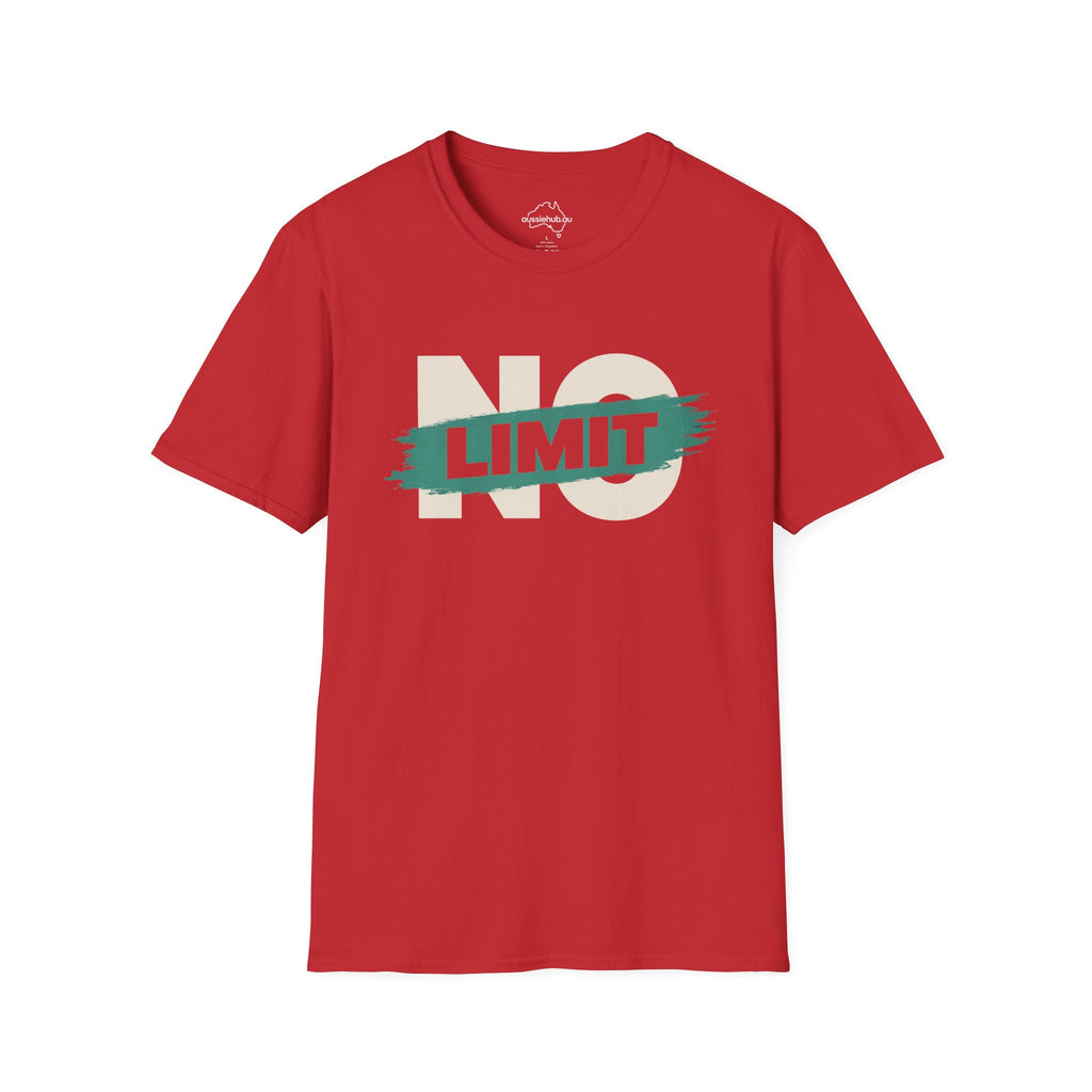 No Limit T-Shirt — Motivational Graphic Tee for Ambition & Active Lifestyles