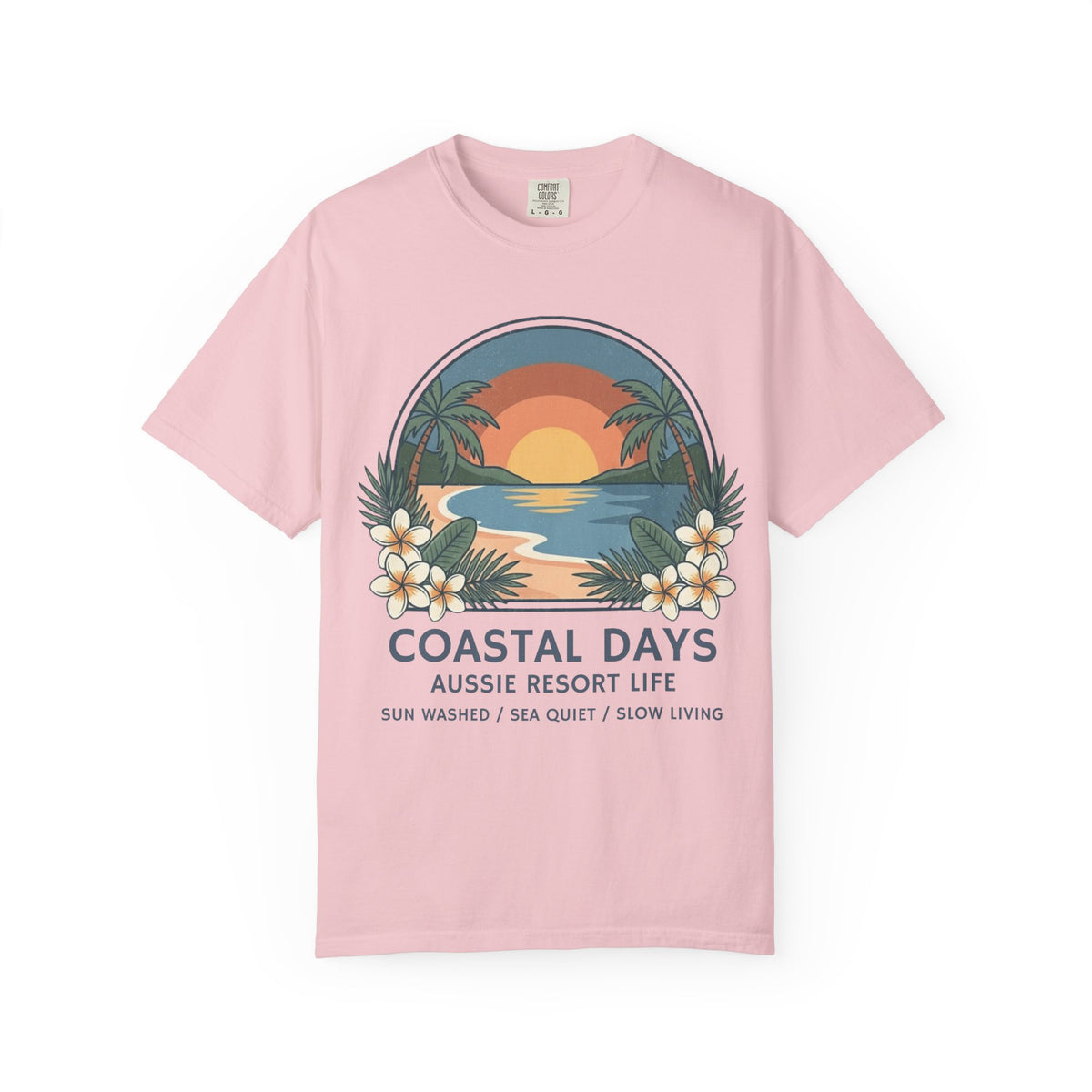 Coastal Days Sunset T-Shirt — Aussie Resort Life Beach Tee