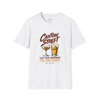 Caxton Street Rugby League T-Shirt — "Last Year Champagne, This Year Therapy" Retro Fan Humor Tee