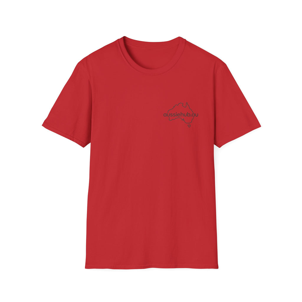 Aussie Hub Logo Tee — "Taking it Easy" T-Shirt