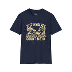 "If It Involves Hiking & Dogs" T-Shirt – Outdoor Adventure Tee for Dog Lovers
