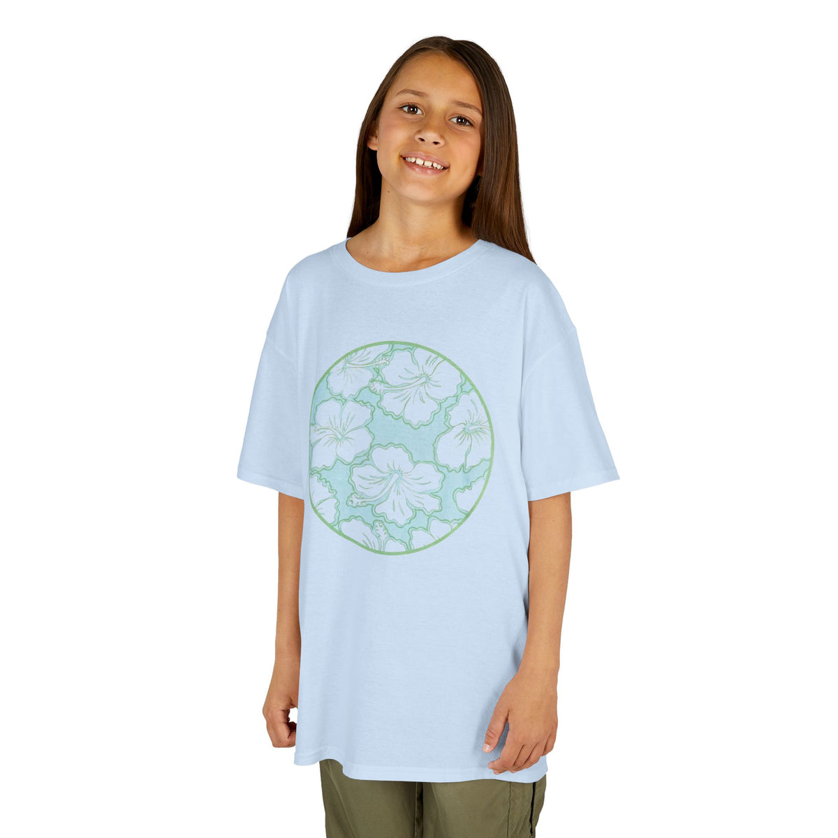 Kids Tee — Summer Flowers Graphic T-Shirt