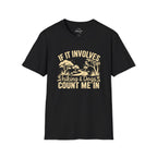 "If It Involves Hiking & Dogs" T-Shirt – Outdoor Adventure Tee for Dog Lovers