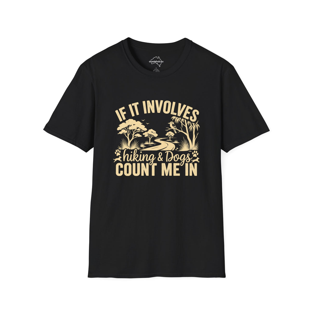 "If It Involves Hiking & Dogs" T-Shirt – Outdoor Adventure Tee for Dog Lovers
