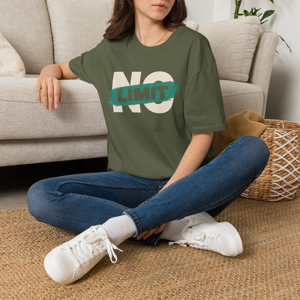 No Limit T-Shirt — Motivational Graphic Tee for Ambition & Active Lifestyles