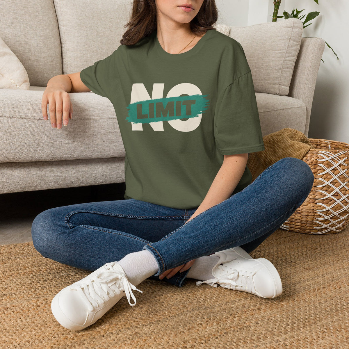 No Limit T-Shirt — Motivational Graphic Tee for Ambition & Active Lifestyles