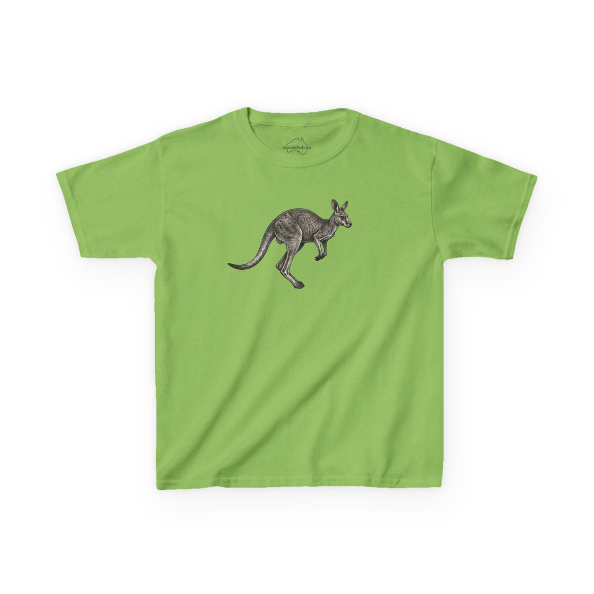 Kids Tee — Hand-Drawn Kangaroo Graphic T-Shirt