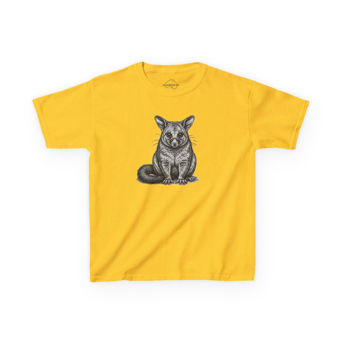 Kids Tee — Hand-Drawn Brushtail Possum Graphic T-Shirt