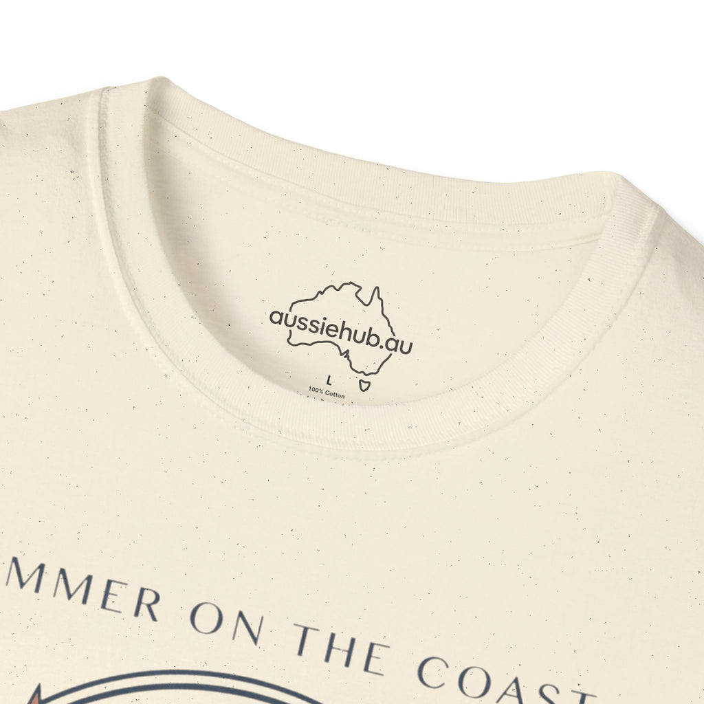 Summer on the Coast T-Shirt — Coastal Wave Surf Graphic Tee