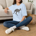 Kangaroo Hand-Drawn Illustration T-Shirt | Wildlife Animal