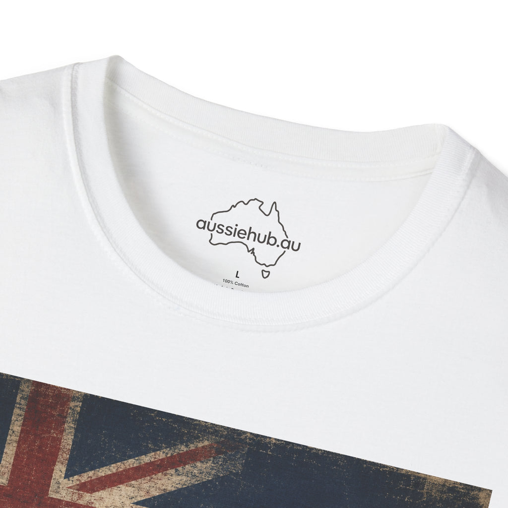 Vintage Australian Flag T-Shirt – It's A Long Story Graphic