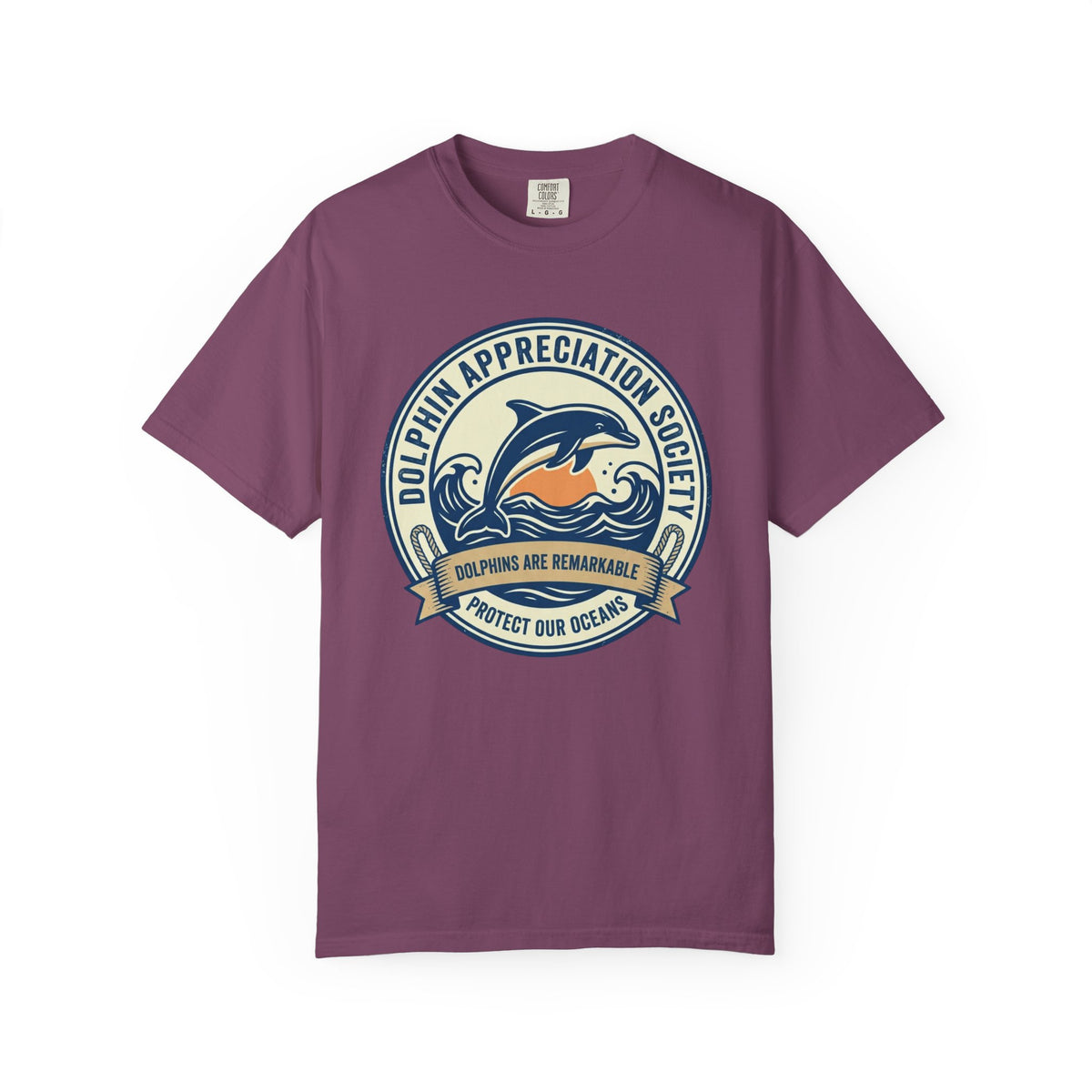 Dolphin Appreciation Society T-Shirt – Protect Our Oceans Graphic Tee