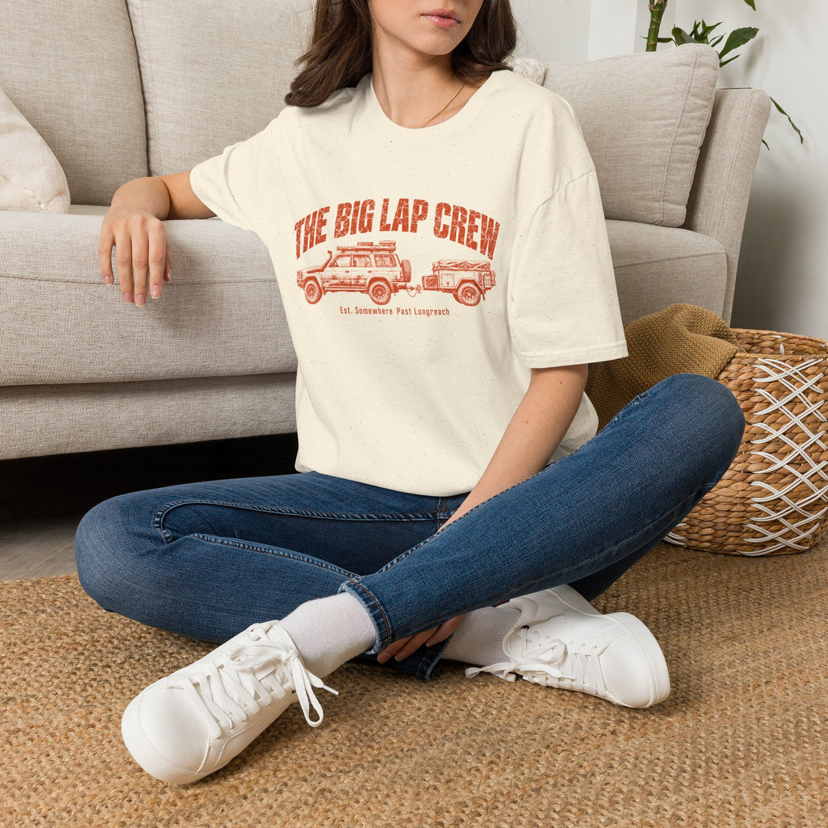 The Big Lap Crew T-Shirt — Vintage 4x4 Overland Adventure Tee