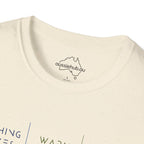 Crashing Waves • Warm Breeze • Deep Chill - Minimal Beach Vibes T-Shirt