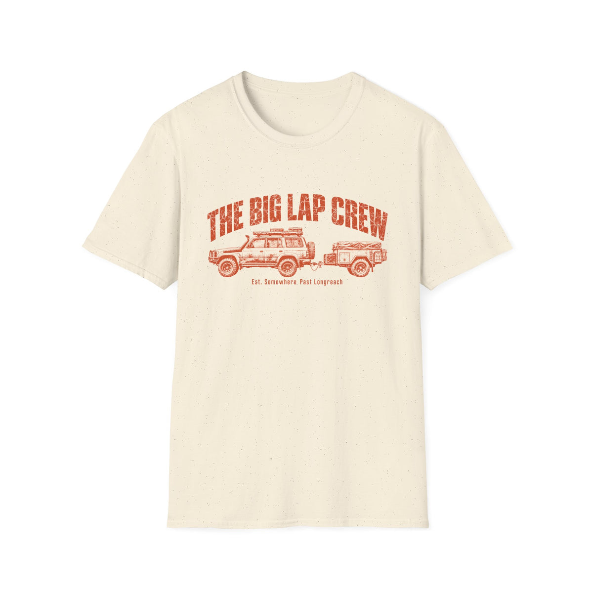 The Big Lap Crew T-Shirt — Vintage 4x4 Overland Adventure Tee