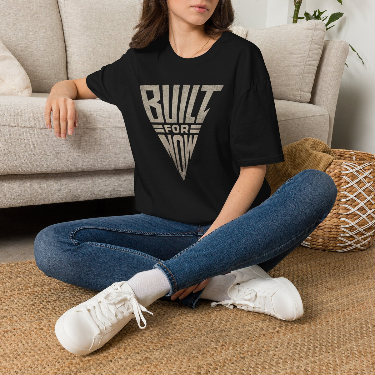 Built For Now Vintage Triangle Graphic T-Shirt | Don't Wait Vibes