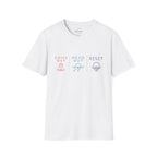 Check Out * Head Out * Reset | Minimal Wellness T-Shirt