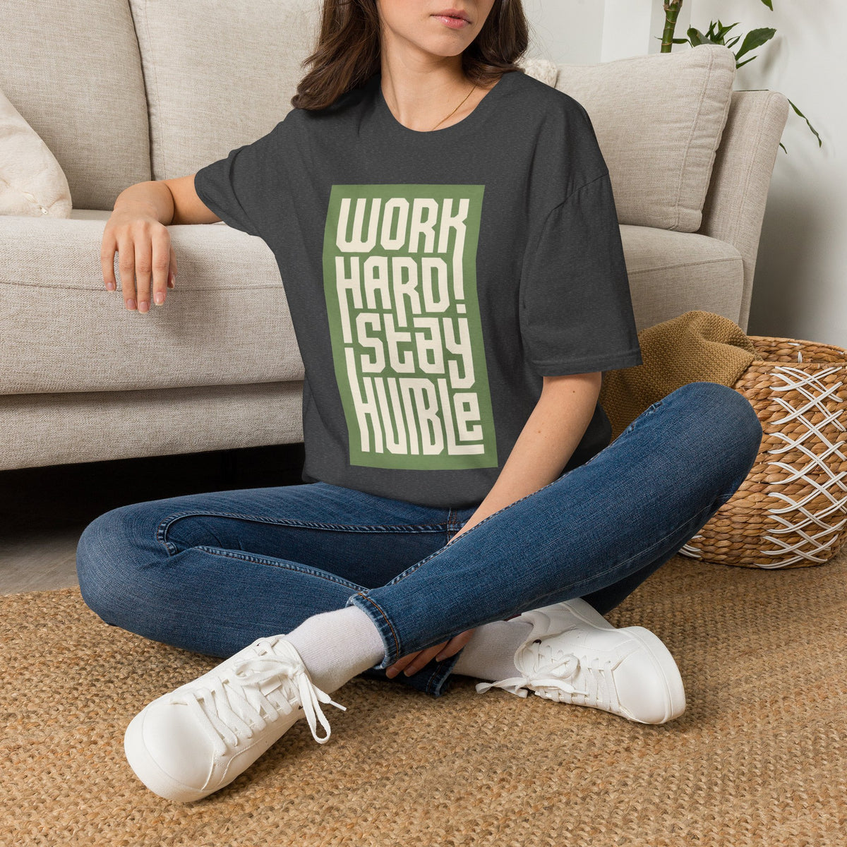 Work Hard Stay Humble T-Shirt — Motivational Graphic Tee