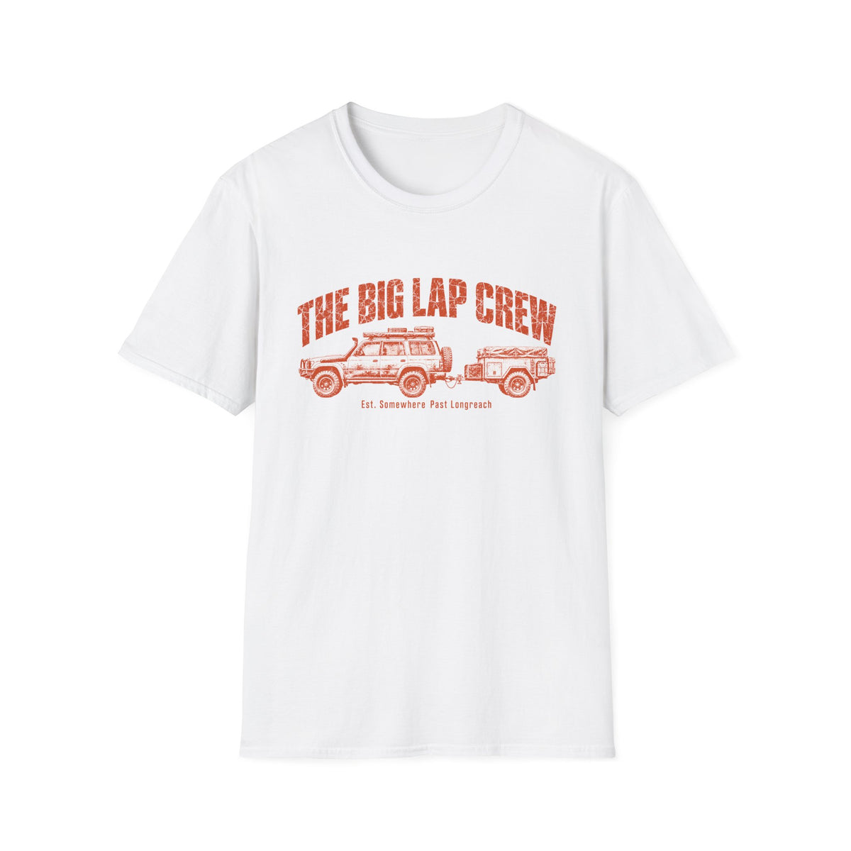 The Big Lap Crew T-Shirt — Vintage 4x4 Overland Adventure Tee