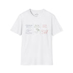 Crashing Waves • Warm Breeze • Deep Chill - Minimal Beach Vibes T-Shirt
