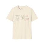 Crashing Waves • Warm Breeze • Deep Chill - Minimal Beach Vibes T-Shirt