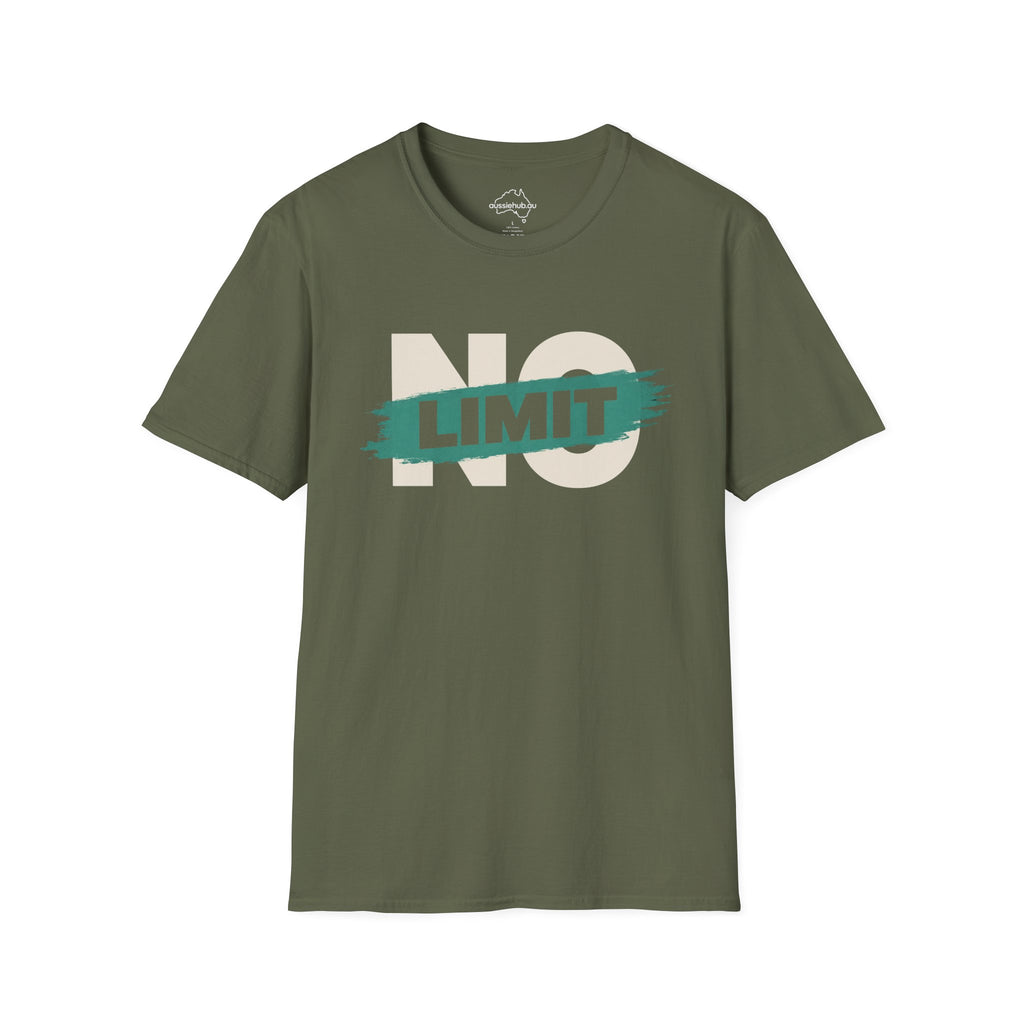 No Limit T-Shirt — Motivational Graphic Tee for Ambition & Active Lifestyles