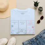 "Leave It • Move On • Find Your Center | Mindful Trio T-Shirt