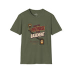 Brisbane Rugby League Fan T-Shirt — "From The Penthouse to The Basement" Retro Fan Humor Tee
