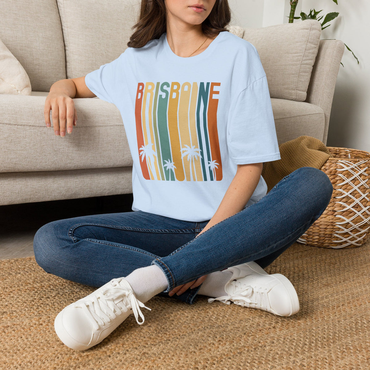Brisbane Retro Sunset T-Shirt